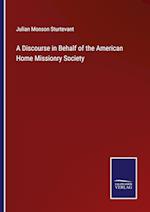 A Discourse in Behalf of the American Home Missionry Society