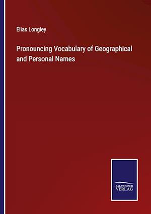 Pronouncing Vocabulary of Geographical and Personal Names