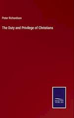 The Duty and Privilege of Christians