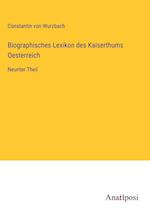 Biographisches Lexikon des Kaiserthums Oesterreich