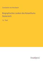 Biographisches Lexikon des Kaiserthums Oesterreich