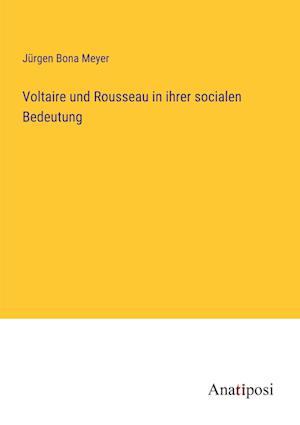 Voltaire und Rousseau in ihrer socialen Bedeutung