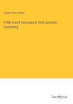 Voltaire und Rousseau in ihrer socialen Bedeutung