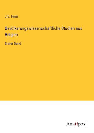 Bevölkerungswissenschaftliche Studien aus Belgien