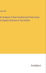 An Analysis of One Hundred and Forty Cases of Organic Stricture of the Urethra