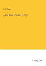 A text-book of indian history