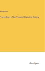 Proceedings of the Vermont Historical Society