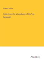 Collections for a handbook of the Yao language