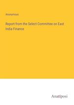 Report from the Select Committee on East India Finance