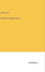 Studies in English Prose