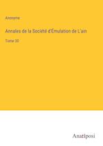 Annales de la Société d'Émulation de L'ain