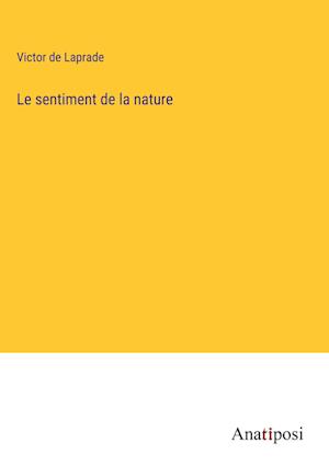 Le sentiment de la nature