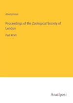 Proceedings of the Zoological Society of London