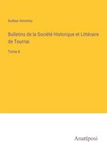 Bulletins de la Société Historique et Littéraire de Tournai