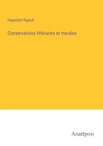 Conservations littéraires et morales