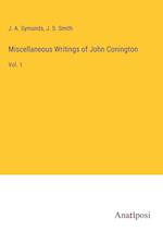 Miscellaneous Writings of John Conington