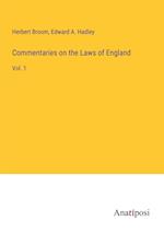 Commentaries on the Laws of England