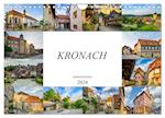 Kronach Impressionen (Wandkalender 2024 DIN A4 quer), CALVENDO Monatskalender
