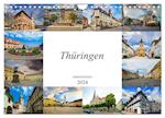 Thüringen Impressionen (Wandkalender 2024 DIN A4 quer), CALVENDO Monatskalender