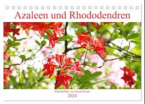 Azaleen und Rhododendren Blütenbilder (Tischkalender 2024 DIN A5 quer), CALVENDO Monatskalender
