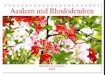 Azaleen und Rhododendren Blütenbilder (Tischkalender 2024 DIN A5 quer), CALVENDO Monatskalender