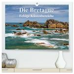 Die Bretagne - Felsige Küstenbereiche (hochwertiger Premium Wandkalender 2024 DIN A2 quer), Kunstdruck in Hochglanz