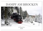 Dampf am Brocken - Die Harzquerbahn (Wandkalender 2024 DIN A2 quer), CALVENDO Monatskalender