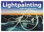 Lightpainting - Malen mit Licht und Zeit (Wandkalender 2024 DIN A4 quer), CALVENDO Monatskalender