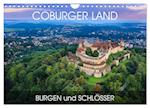 Coburger Land - Burgen und Schlösser (Wandkalender 2024 DIN A4 quer), CALVENDO Monatskalender