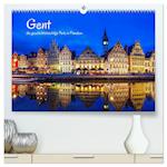 Gent - die geschichtsträchtige Perle in Flandern (hochwertiger Premium Wandkalender 2024 DIN A2 quer), Kunstdruck in Hochglanz