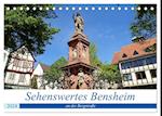 Sehenswertes Bensheim an der Bergstraße (Tischkalender 2024 DIN A5 quer), CALVENDO Monatskalender