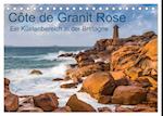 Côte de Granit Rose - Ein Küstenbereich in der Bretagne (Tischkalender 2024 DIN A5 quer), CALVENDO Monatskalender