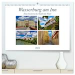 Wasserburg am Inn (hochwertiger Premium Wandkalender 2024 DIN A2 quer), Kunstdruck in Hochglanz