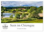 Seen im Chiemgau (Wandkalender 2024 DIN A2 quer), CALVENDO Monatskalender
