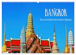 Bangkok - Thailands Hauptstadt in bunten Bildern (Wandkalender 2024 DIN A2 quer), CALVENDO Monatskalender