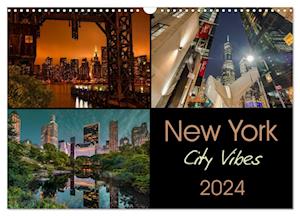 New York City Vibes (Wandkalender 2024 DIN A3 quer), CALVENDO Monatskalender