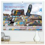 Om Mani Padme Hum ¿ Mantra des Chenrezig (hochwertiger Premium Wandkalender 2024 DIN A2 quer), Kunstdruck in Hochglanz