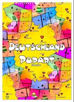 Deutschland Popart von Nico Bielow (Wandkalender 2024 DIN A3 hoch), CALVENDO Monatskalender