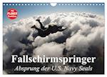 Fallschirmspringer. Absprung der U.S. Navy Seals (Wandkalender 2024 DIN A4 quer), CALVENDO Monatskalender