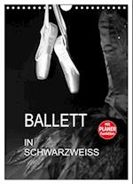 Ballett in Schwarzweiss (Wandkalender 2024 DIN A4 hoch), CALVENDO Monatskalender