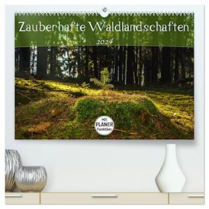 Zauberhafte Waldlandschaften (hochwertiger Premium Wandkalender 2024 DIN A2 quer), Kunstdruck in Hochglanz