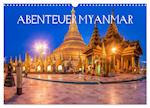 Abenteuer Myanmar (Wandkalender 2024 DIN A3 quer), CALVENDO Monatskalender