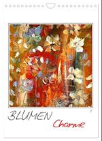 Blumencharme (Wandkalender 2024 DIN A4 hoch), CALVENDO Monatskalender