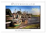 Ostfriesland - der alte Hafen Greetsiel (Wandkalender 2024 DIN A4 quer), CALVENDO Monatskalender