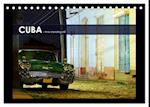 CUBA - time standing still (Tischkalender 2024 DIN A5 quer), CALVENDO Monatskalender
