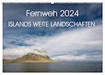 Fernweh 2024 ¿ Islands weite Landschaften (Wandkalender 2024 DIN A2 quer), CALVENDO Monatskalender