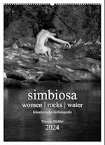 simbiosa ... Künstlerische Aktfotografie 2024 (Wandkalender 2024 DIN A2 hoch), CALVENDO Monatskalender