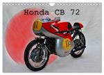 Honda CB 72 (Wandkalender 2024 DIN A4 quer), CALVENDO Monatskalender