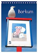 Borkum (Tischkalender 2024 DIN A5 hoch), CALVENDO Monatskalender