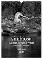 simbiosa ... Künstlerische Aktfotografie 2024 (Wandkalender 2024 DIN A3 hoch), CALVENDO Monatskalender